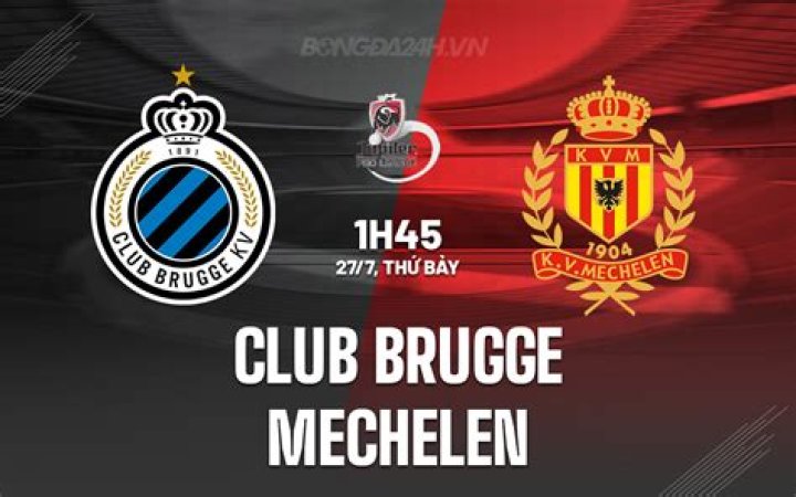Club Brugge vs Mechelen live match 26 July 2024