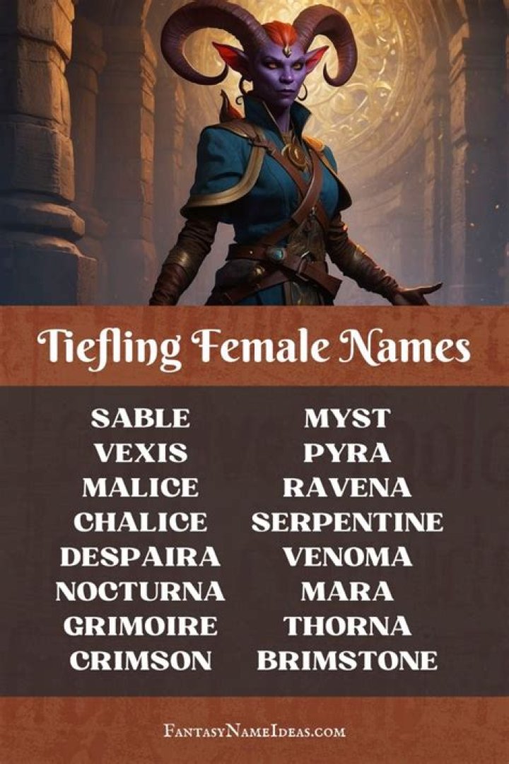 Comprehensive Guide To Tiefling Names: Embracing Infernal Heritage