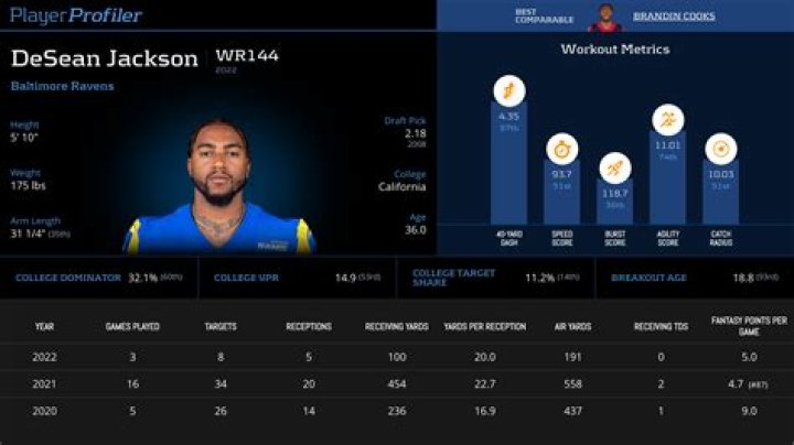 Desean Jackson Stats: A Comprehensive Overview Of His NFL Career