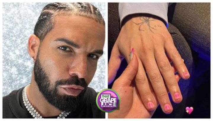 Drake's Painted Nails