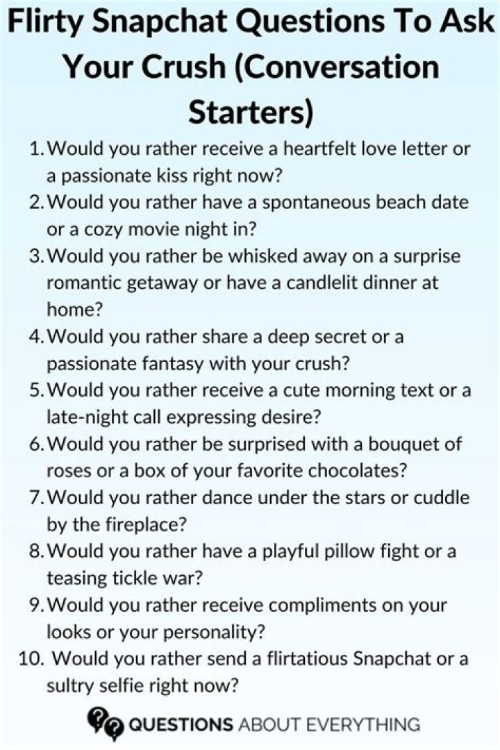 Essential Conversation Starters To Charm Your Crush