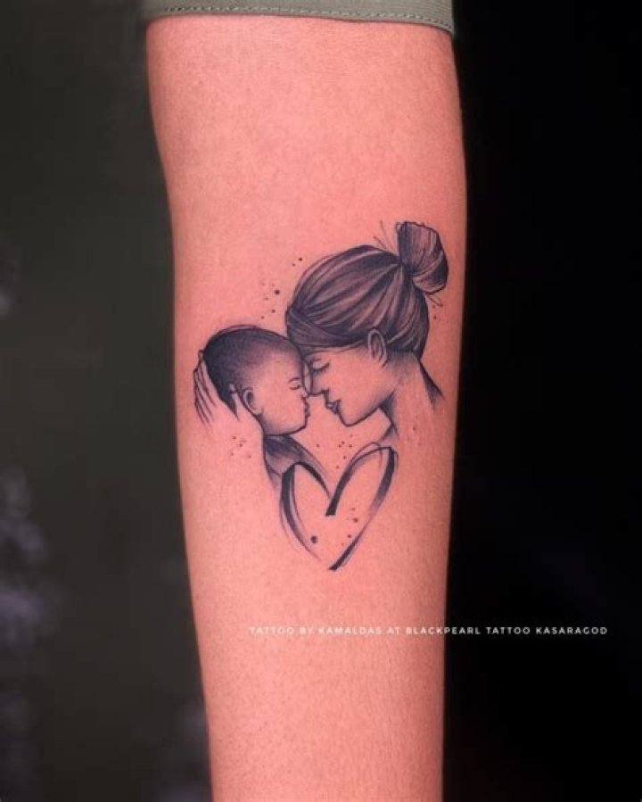 Heartfelt Mother And Son Tattoo Designs To Express Your Bond