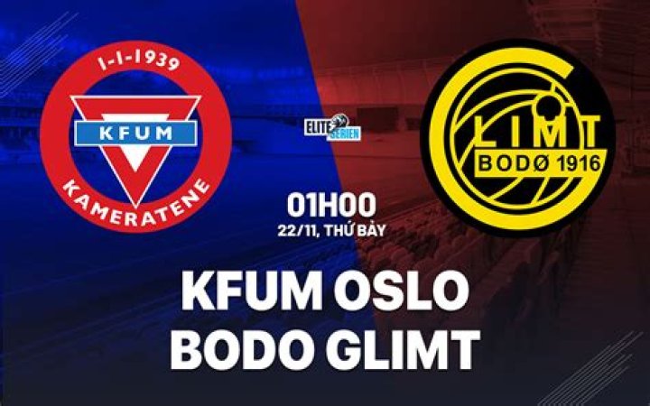 KFUM Bodø Glimt KFUM Oslo - Bodø/Glimt live resultat, H2H og lagoppstilling 27/07/2024