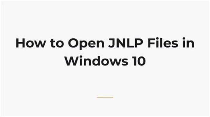 Learn The Quick And Easy Guide To Opening JNLP Files