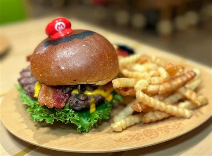 Mario Burger Super Nintendo World