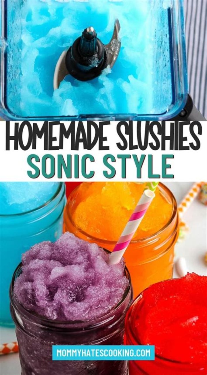 Sonic Slushies: A Refreshing Summer Treat