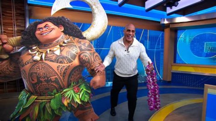 The Voice Of Maui In Disney's Moana: Dwayne "The Rock" Johnson