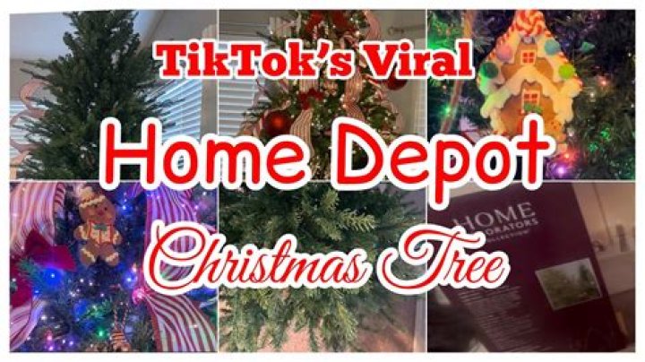 Tiktok Christmas Tree Home Depot