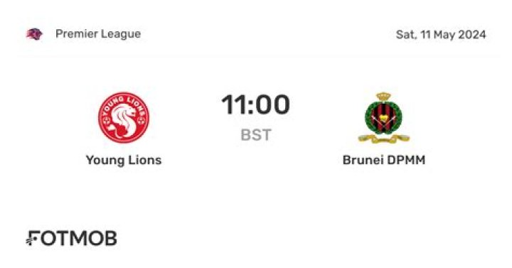 Today: Brunei DPMM - Young Lions live stream 27 July 2024