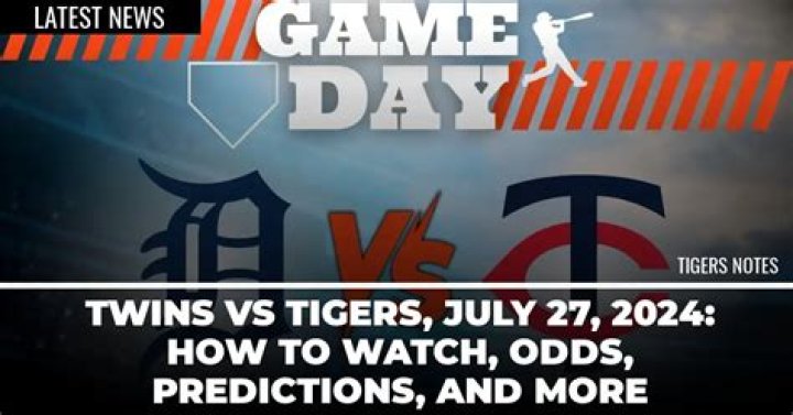 (Watch Online<<<) Streaming: Twins vs. Tigers Live 27/07/2024
